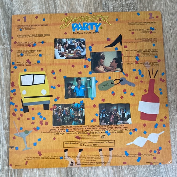Bachelor party movie vinyl record in great condition - Picture 2 of 2